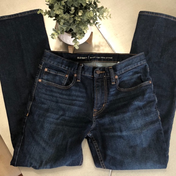 Old Navy Other - 🌟OLD NAVY 29x30 boot cut jeans -dark blue